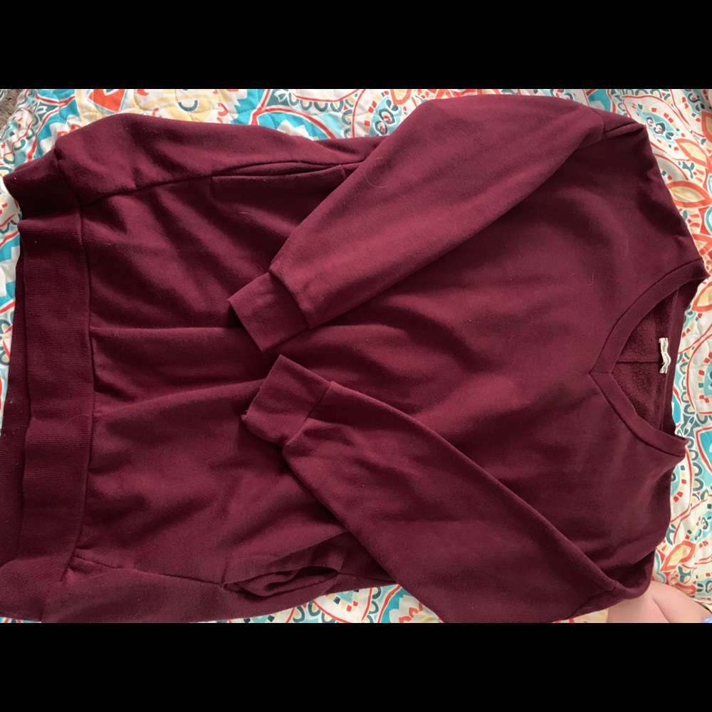 Tunic style sweatshirt